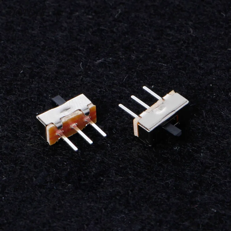 OOTDTY 10 шт. 2 позиционный вкл./выкл. SPDT 1P2T 3 контактный PCB панель Мини Вертикальный