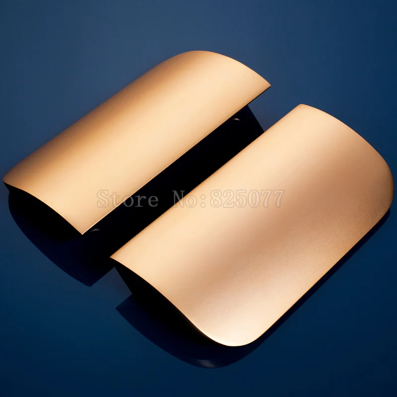 Простые линии feel Шампань/алюминий цвет алюминиевый сплав Стеклянная Ручка двери