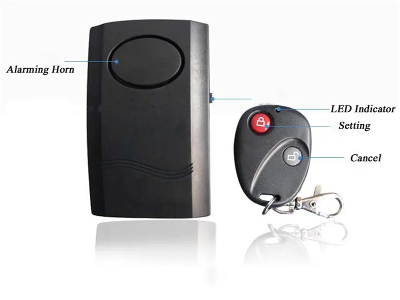 Беспроводная Удаленная дверь окно мотоцикл мото скутер Противоугонная охранная