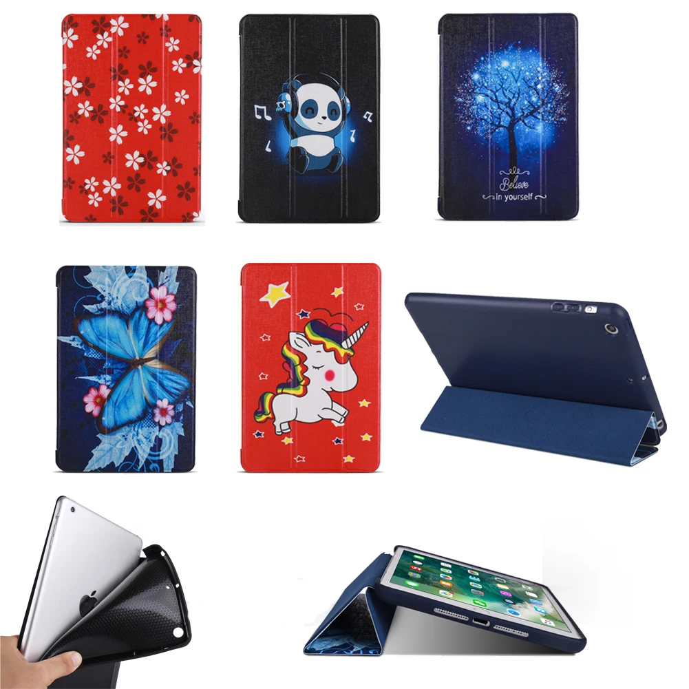 Флип PU + TPU кожаный чехол для ipad Mini 4 автоматического сна Смарт Стенд держатель