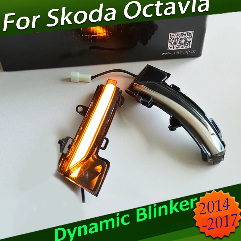 Для V W SKODA OCTAVIA T ROC динамическая Светодиодная лампа указателя поворота