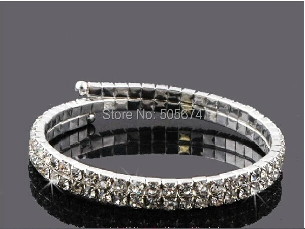Женский эластичный браслет со стразами 1 10 рядов|bracelet crown|bracelet owlbracelet boutique |