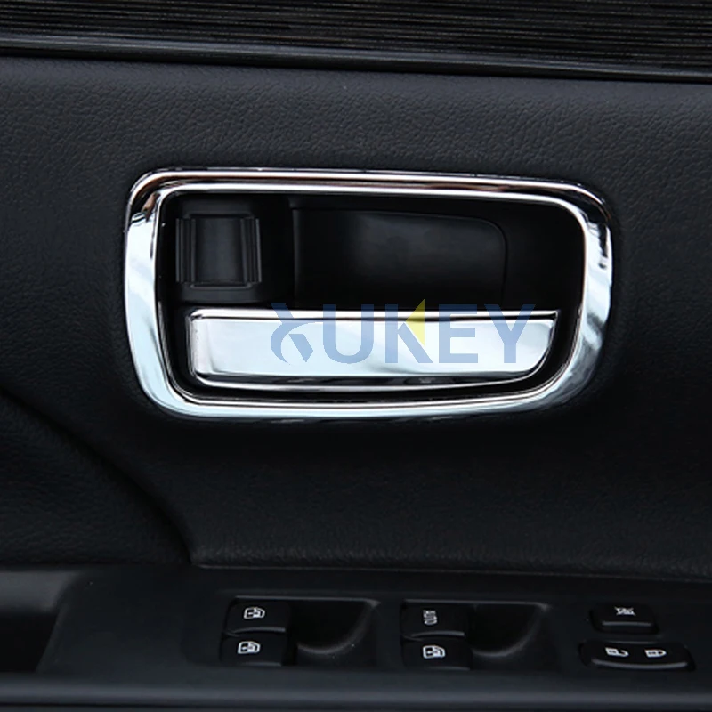 Внутренняя крышка дверной ручки AX Chrome чаши отделка молдинг украшение для Mitsubishi