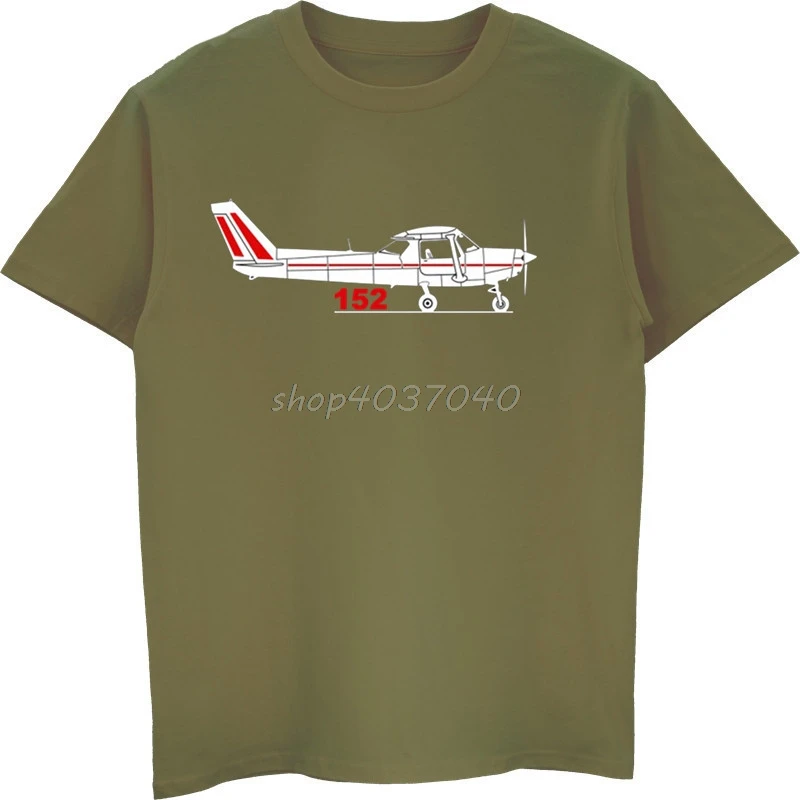 Лидер продаж супер Модная хлопковая Мужская футболка с принтом Aeroclassic PPL Pilot Cessna 152