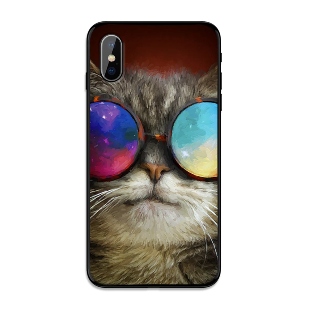 Cute dream cat goldfish Soft TPU Case Cover for Apple iPhone 6 6S 7 8 Plus 5 5S SE X XS MAX XR Silicone Cases | Мобильные телефоны
