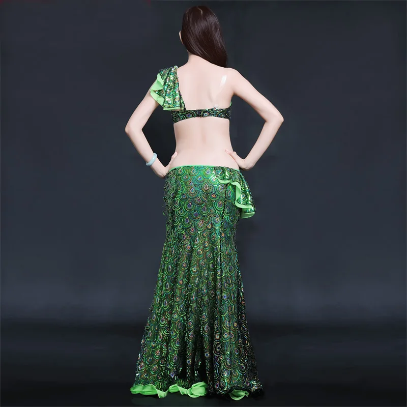 Роскошный костюм для танца живота из 2 предметов бюстгальтер и юбка 34b/c 36b/c 38b/c