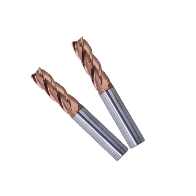 Концевая фреза endmill твердосплавная 55 HRC с 2 канавками деревообрабатывающий резак