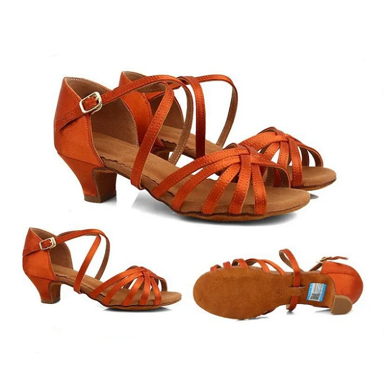 Туфли женские атласные для бальных танцев на каблуке 3 5/4 5 см|latin dance shoes|dance shoesballroom