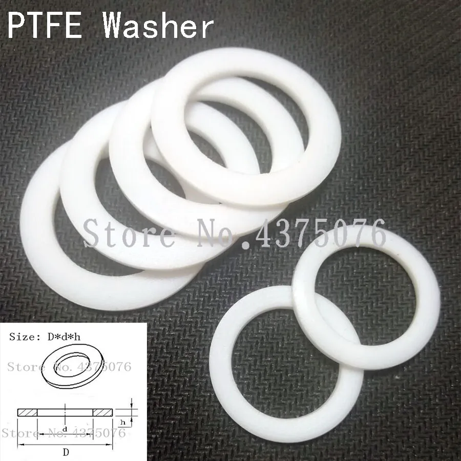 20 шт 16*6*17*7 17*9 18*8 18*10*20*10*20*12 14 22*12 22*14 24*16*24*18 25*16 25*18 PTFE шайба прокладка уплотнительная