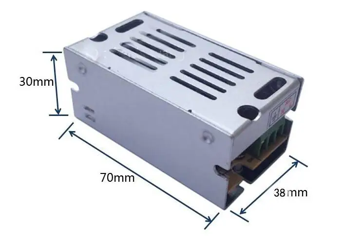DC12V преобразования Переключение DC 12 В 1A Светодиодные ленты свет Мощность Адаптер