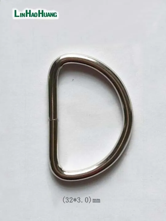 

Wholesale metal 1.25" & 1.5" iron D ring for bag,suitcase adjustable round ring buckle 2015070101
