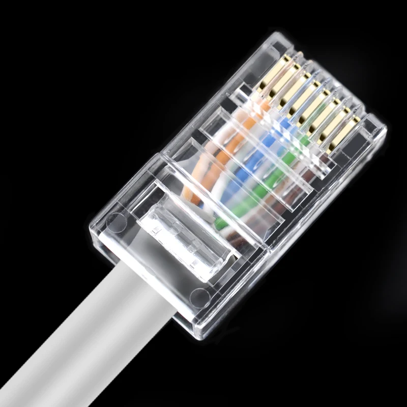Кабельный разъем cncob rj45 8P8C сетевой модуль Ethernet cat5e кристальная вилка чистая медь
