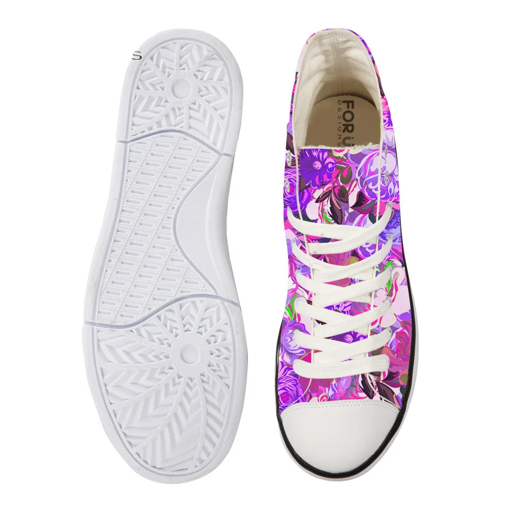 WHEREISART/женская Повседневная парусиновая обувь с объемным цветочным принтом