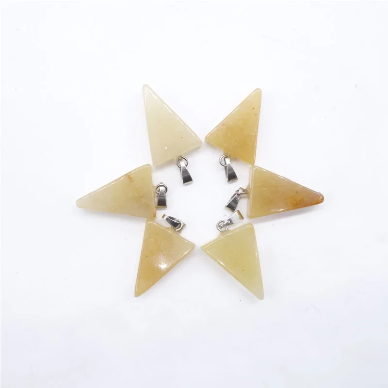 Оптовая смешанный Цвет 50 шт./лот Природные драгоценного камня оникс Треугольники