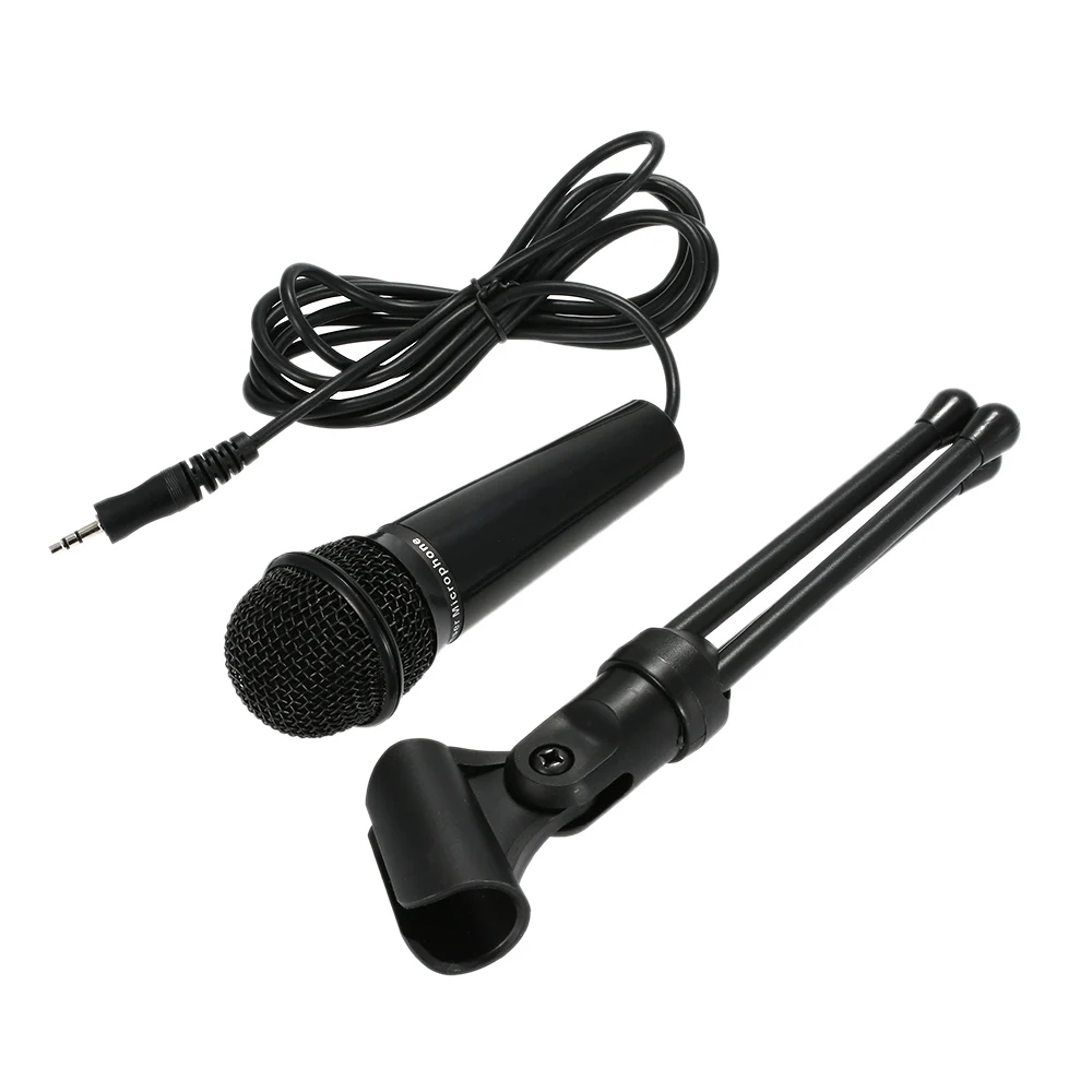 SF-910 3 5 мм стерео микрофон с подставкой для микрофона шумоподавлением Plug &amp Play