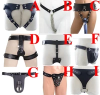 leather chastity beltstrapon dildo harness underwearstrap on anal plug butt pantiessex toys for women men
