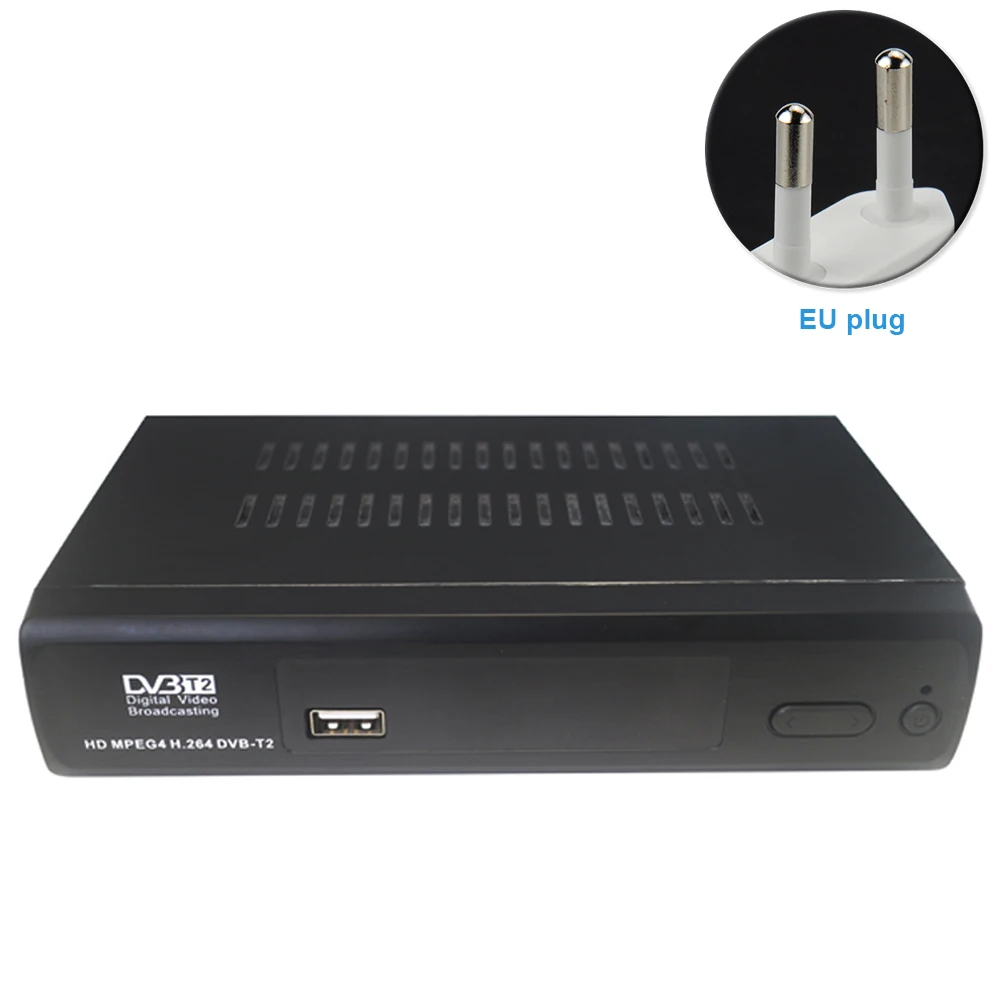 1080 P DVB T2 полный HD ТВ тюнер дистанционное управление Box Декодер каналов кабельного