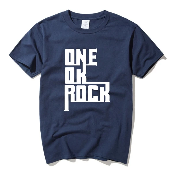 Новинка бесплатная доставка Мужская футболка с коротким рукавом и принтом one ok rock