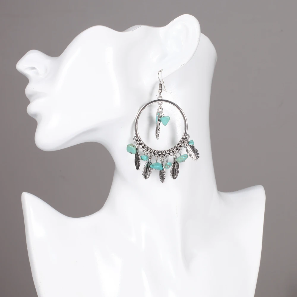 women tassel Turquoise Earrings Korean Fairy Pendant Earring brincos oorbellen boucle d'oreille aretes kolczyki orecchini donna |