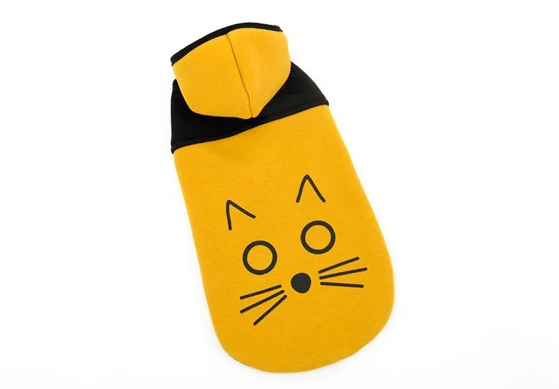 HOOPET Pet свитер для собаки для кошки щенка футболка теплое пальто с капюшоном кофта с капюшоном с котенком одежда Толстовка костюм котенка