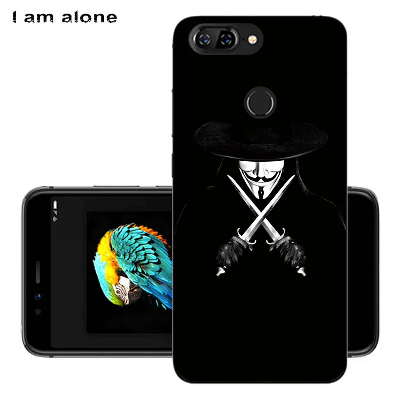 Чехлы для телефонов I am alone для lenovo S5, 5,7 дюймов, мягкий ТПУ мобильный Модный Цветной милый черный чехол для lenovo S5, сумки - Цвет: Black TPU S24
