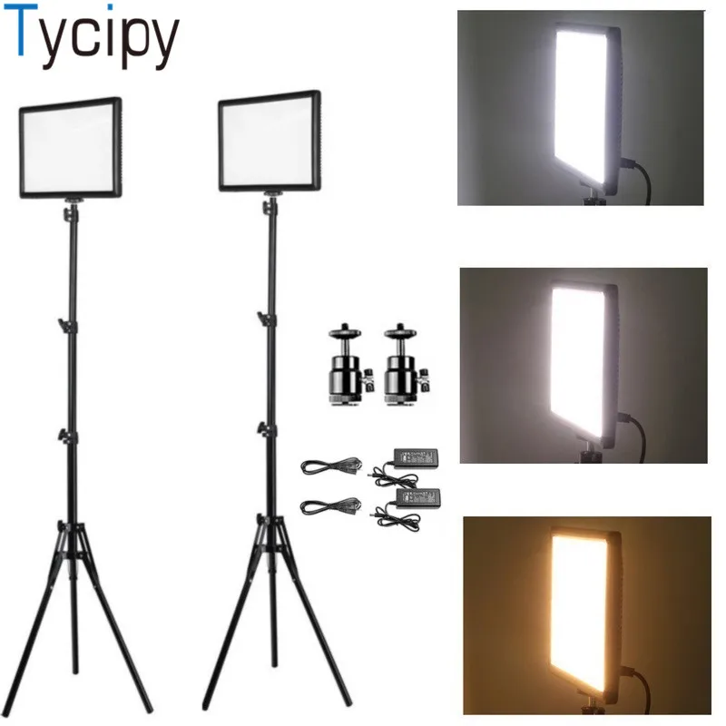 Светодиодная фотокамера Tycipy светодиодная лампа для макияжа со штативом