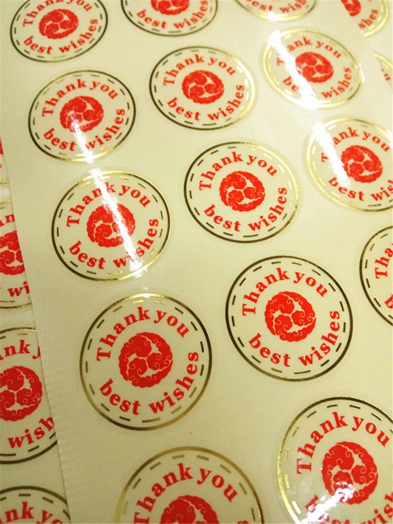 Самоклеящиеся наклейки s спасибо 120 шт. наклейка/этикетка стандартного дизайна