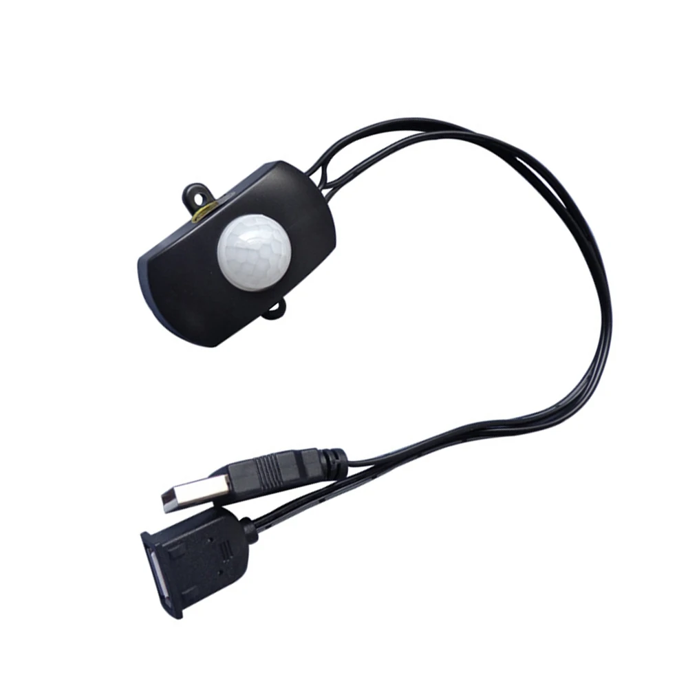 

USB движения Сенсор переключатель DC5V человеческого тела Инфракрасный регулируемый светодиодный светильник гирлянды светодиодные ленты кон...