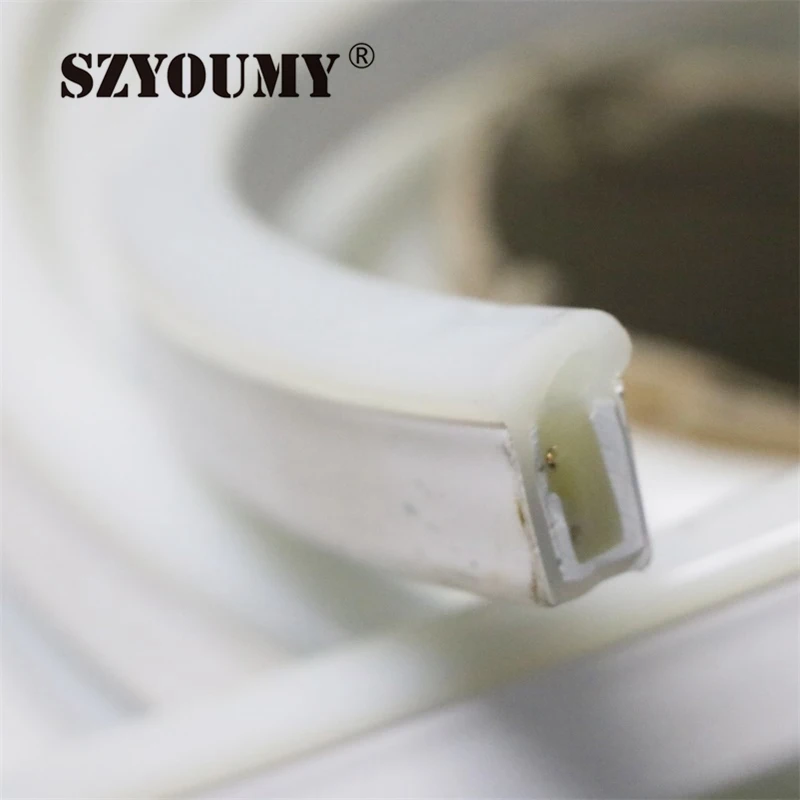 SZYOUMY AC220V неоновая Светодиодная лента светильник 25x15 мм Фея ing IP67