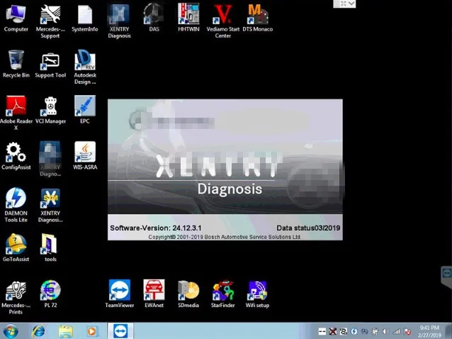 MB Star C4 HDD Xentry/DAS/EPC/Vediamo/DTS-Monaco программное обеспечение последняя версия mb sd connect compact