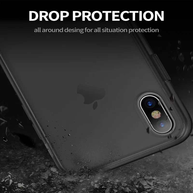 Cong fee Высококачественный ТПУ чехол для телефона прозрачный и анти-осенний iphone XR XS