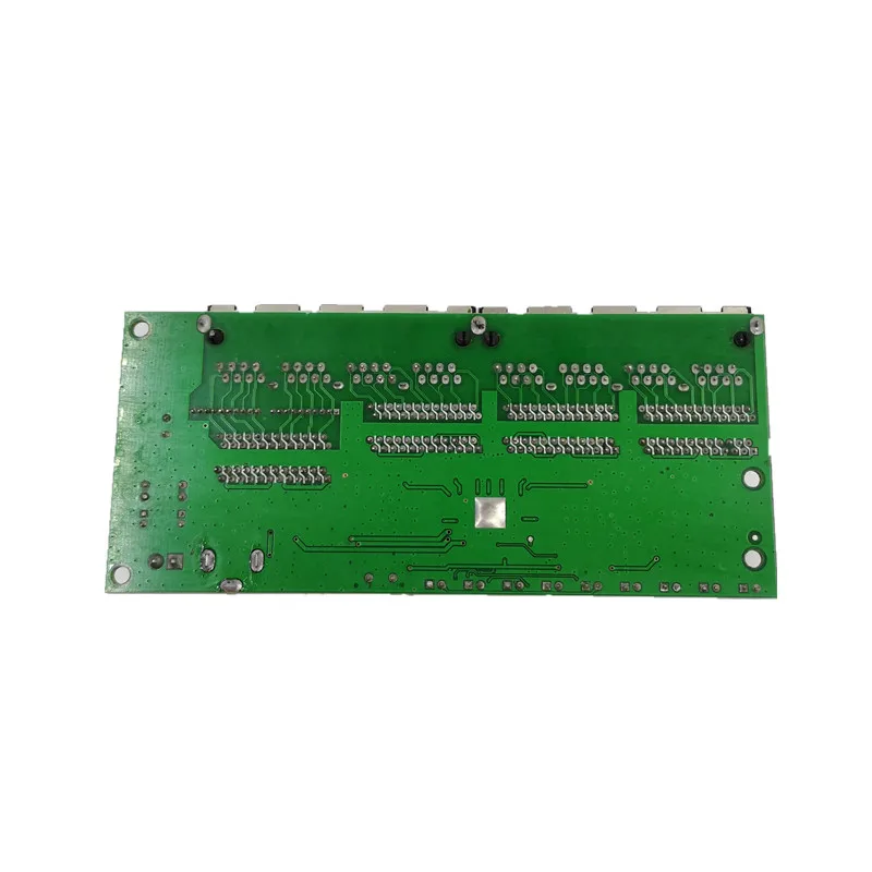 

OEM PBC 8 Port Gigabit Ethernet Switch 8 Port met 8 pin way header 10/100/1000 m hub 8way power pin Pcb board OEM schroef gat