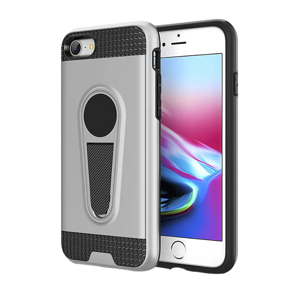 Автомобильный магнитный держатель для телефона из мягкого ТПУ + ПК чехол