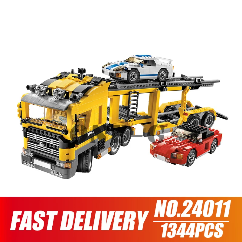 Building blocks Highway Transport 24011 1344pcs Compatible with lego technic 6753 Bricks figures Educational toys for children | Игрушки и
