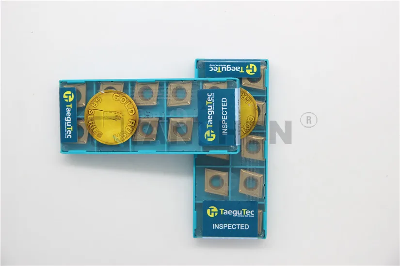 TaeguTec 10 шт./лот токарные инструменты фрезы TT5100 CCMT120404 MT карбидная вставка торцевая