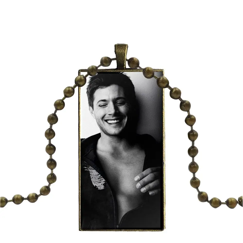 EJ glaze сексуальное Jensen Dean Винчестер Сверхъестественное ожерелье модная Длинная