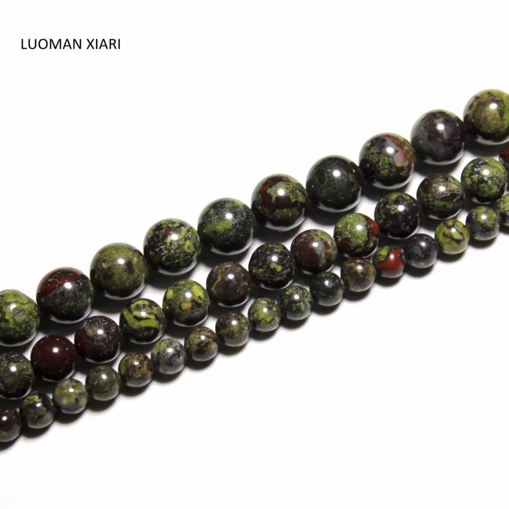 Wholesale AAA+ Natural Dragons Blood Stone Beads For Jewelry Making DIY Bracelet Necklace 6/8/10  mm Material Strand 15''