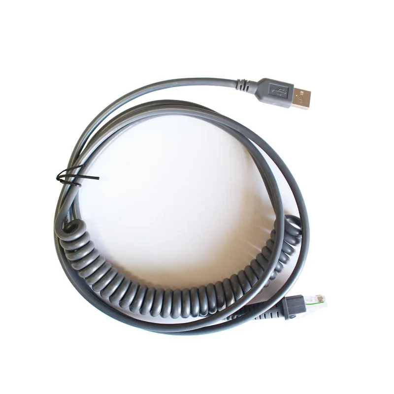 Новый 3 м USB прямой пружинный кабель для Datalogic D100 GD4130 QD2130 сканера штрих кода| |