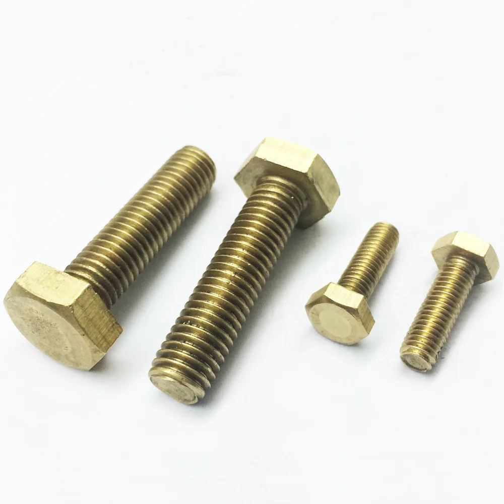 Медные шестигранные болты M6 * 50|bolt type|bolt brassbolt guide |