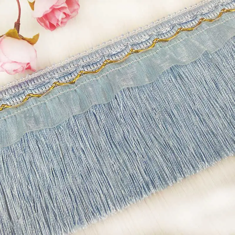 10 см широкая кружевная бахрома отделка кисточка DIY аксессуары лента украшение