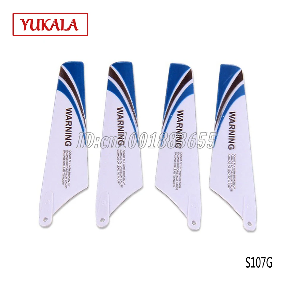 

Free shipping Wholesale/SYMA S107G spare parts Main Blades (blue) S107-02 for S107G RC Helicopter from origin factory S107