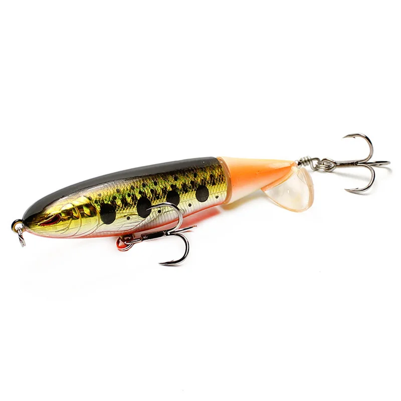 1 шт. Whopper рыболовная приманка isca искусственная 9 5 см 13 8 г Topwater вращающийся хвост
