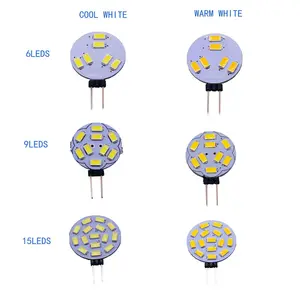 2W G4 LED Bi-pin Lights Mini G4 LED Spotlight Bulb Warm WhiteCool White  spotlight led corn led Lamp Bulb 360 degrees(10pcs)12V