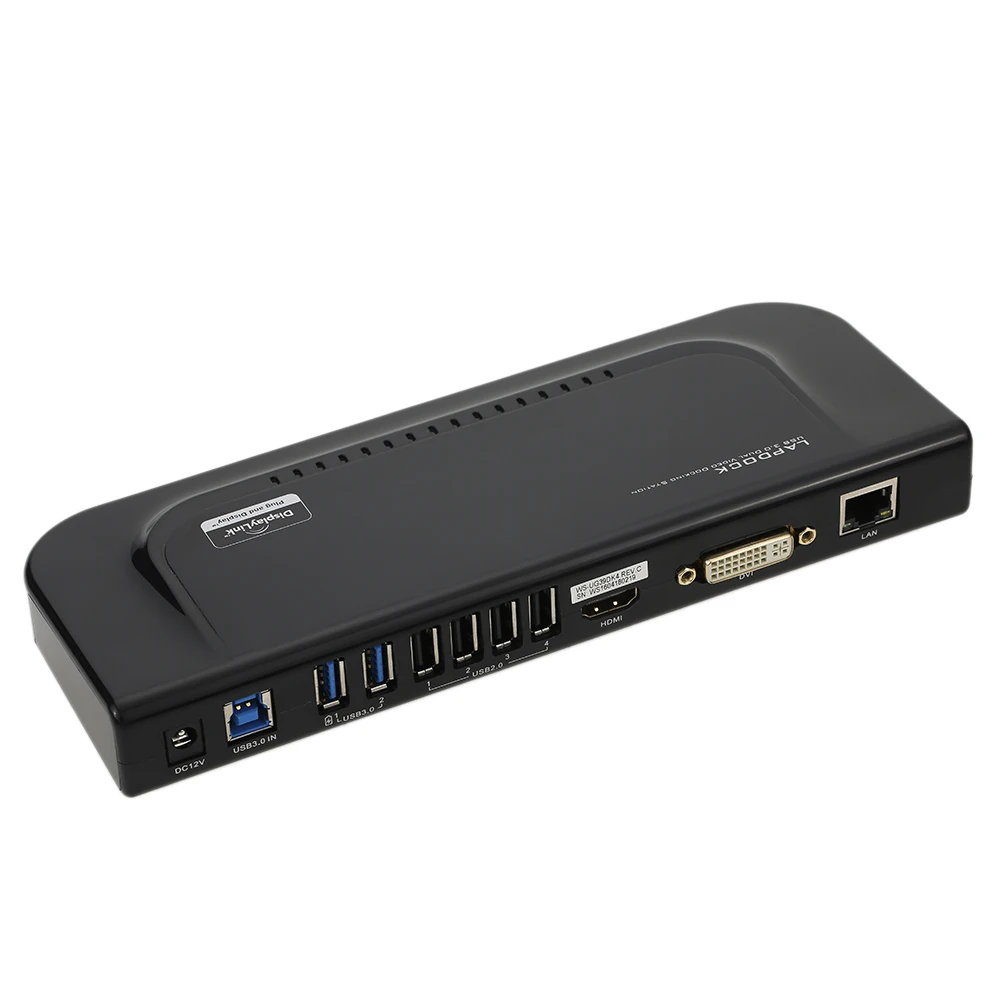 USB 3 0 Универсальная док станция с двойным видеомонитором и дисплеем DVI VGA Gigabit Ethernet
