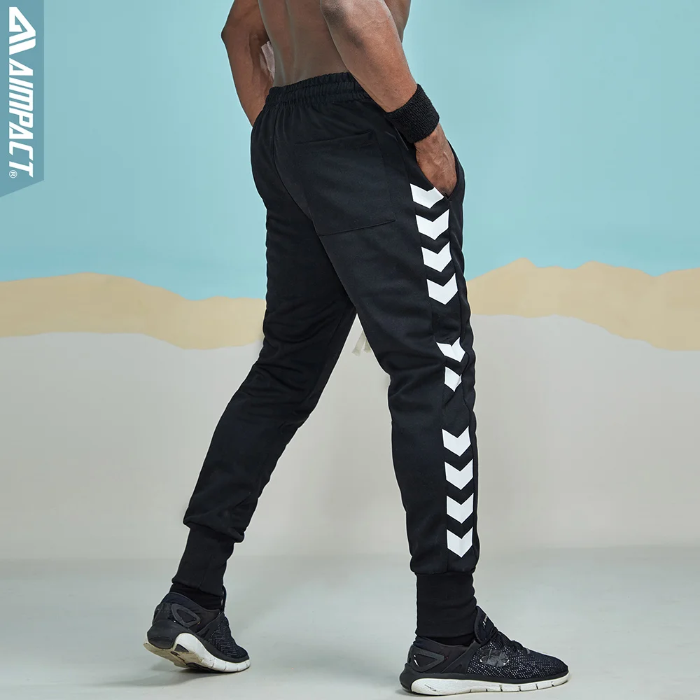 Aimpact Joggjng спортивные штаны для мужчин, модные облегающие повседневные штаны для бега, штаны для бега с карманами AM5037