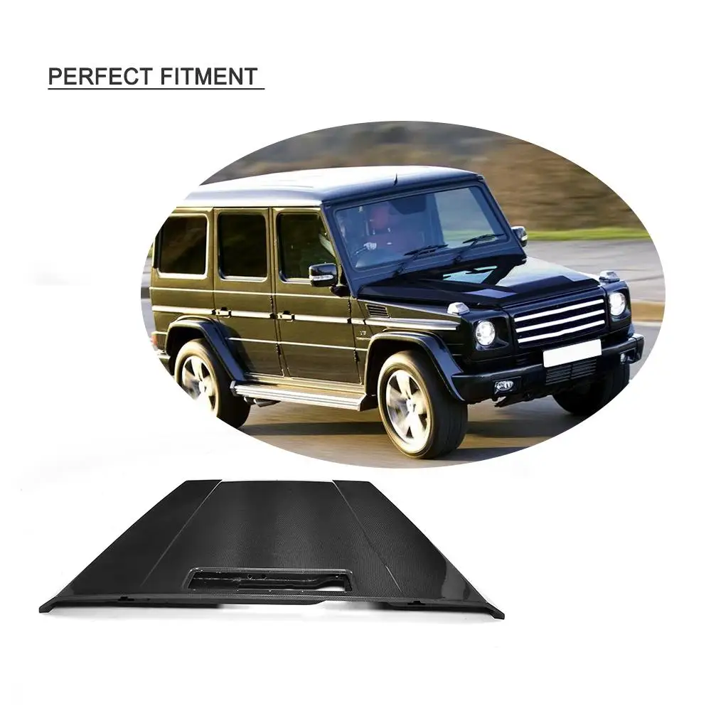 Крышка передней капота автомобильного двигателя из углеродного волокна для Mercedes