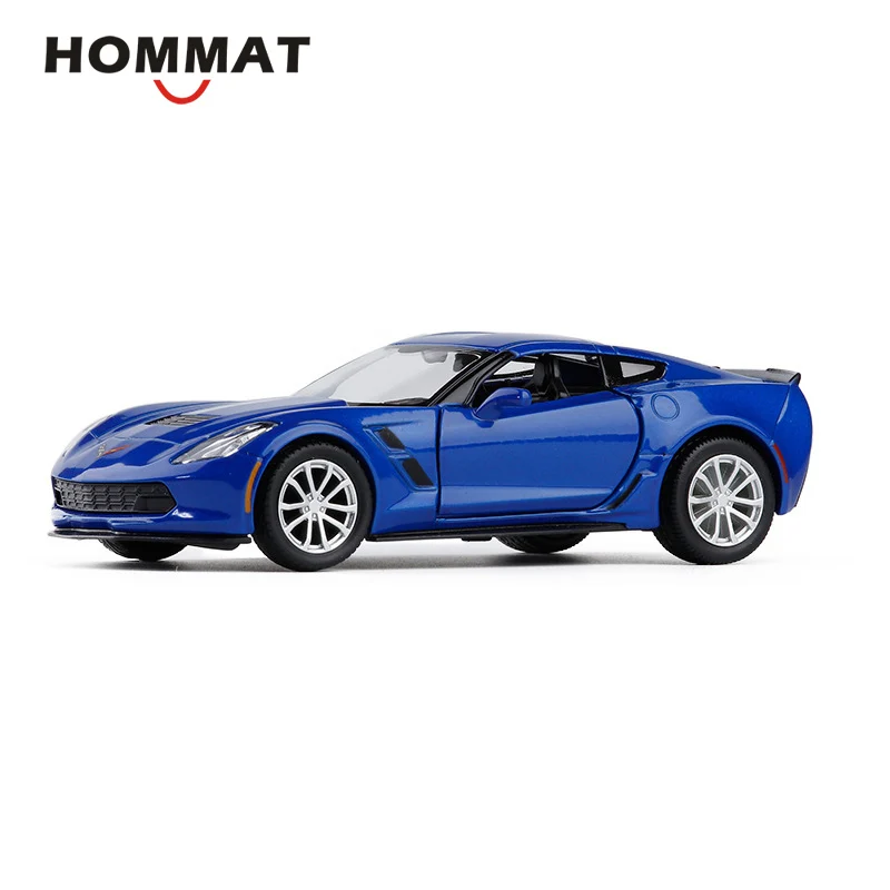 HOMMAT масштаб 1:36 Chevrolet Corvette C7 спортивная модель автомобиля из сплава Модель детские