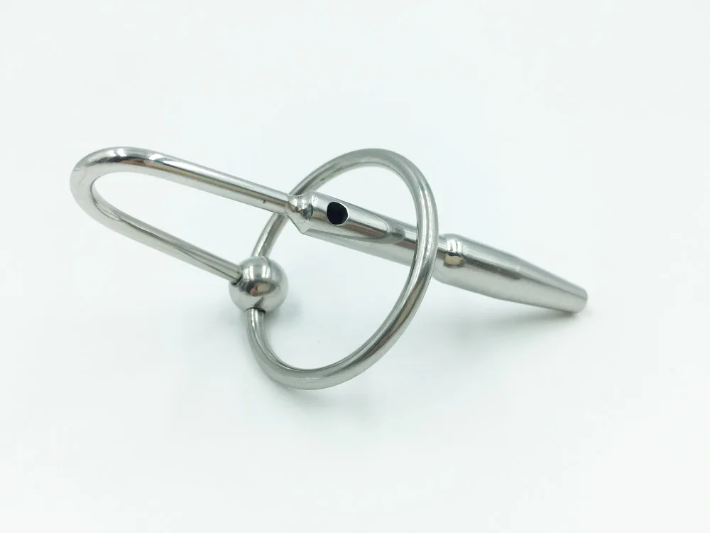 Нержавеющая Сталь Уретры Зажигания С Член Кольцо Растяжка Секс Игрушки Мужской