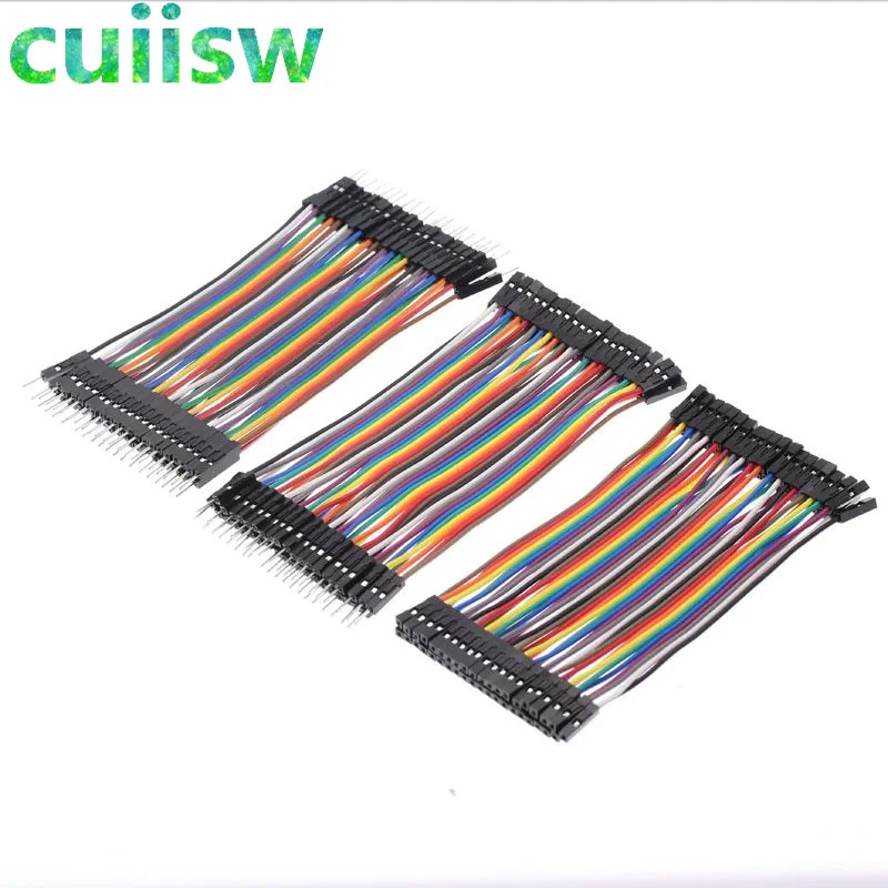 Dupont line 120 шт. 10 см разъем штырь гнездо и перемычка кабель для arduino|jumper wire|line dupontjumper