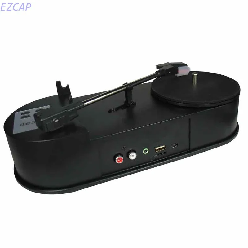 3.5mm USB 2.0 Mini Phonograph Turntable Record Audio Player Vinyl Turntable to MP3/WAV/CD Converter Support 33/45PRM Function
